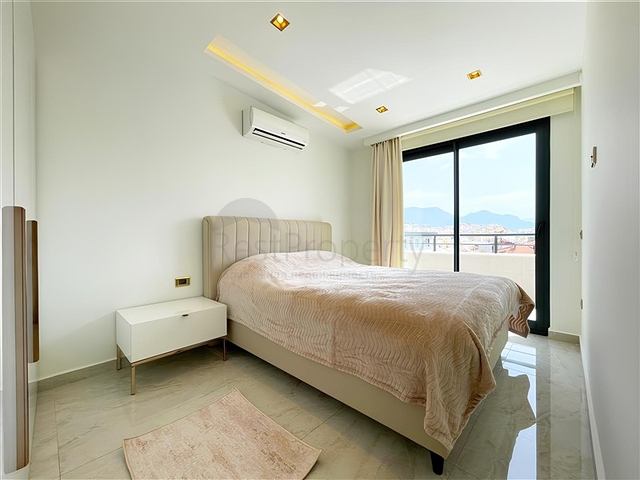 Sea-View 2+1 Penthouse for Rent in Central Alanya | 102 m²