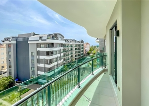 Sea-View 2+1 Penthouse for Rent in Central Alanya | 102 m²