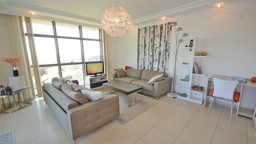 Spacious 4+2 apartment in a complex with luxury infrastructure in Alanya