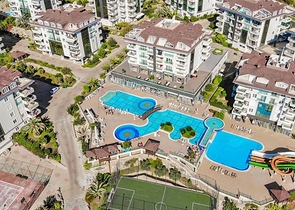 Spacious 4+2 apartment in a complex with luxury infrastructure in Alanya