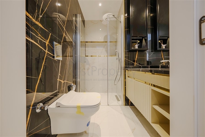 Furnished 1+1 Apartment in Oba, Alanya | Modern Complex & Facilities