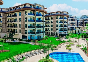 Furnished 1+1 Apartment in Oba, Alanya | Modern Complex & Facilities