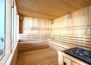 Modern duplex 2+1 with garden in a complex by the sea 