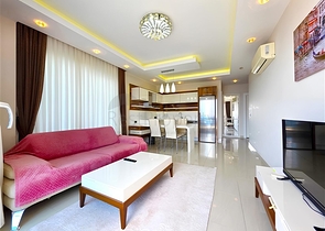 Furnished 1+1 Apartment for Rent in Mahmutlar — 65 m², Central Area