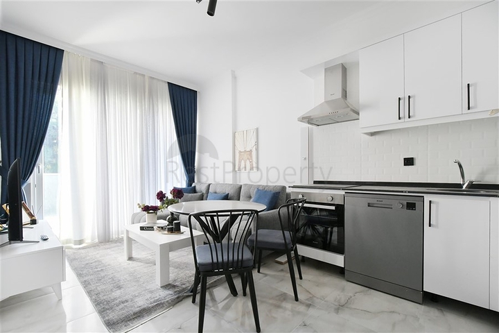 Furnished 1+1 Apartment in Avsallar, Alanya — 42 m², Rich Facilities