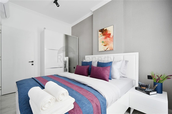 Furnished 1+1 Apartment in Avsallar, Alanya — 42 m², Rich Facilities