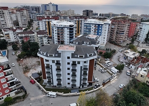 Sea-View 1+1 Apartment in Tosmur, Alanya — 55 m², New 2023 Build