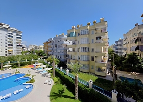 Cozy apartment with rich infrastructure in the very center of Alanya