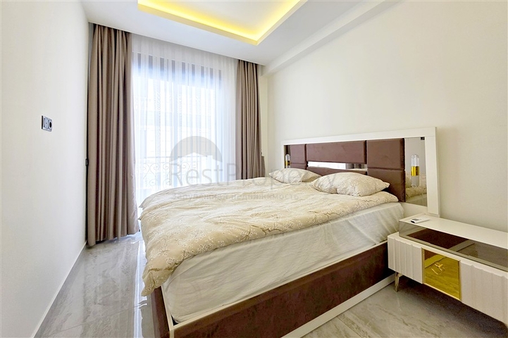 Stylish 1+1 apartment near Cleopatra comfort beach in the center of Alanya