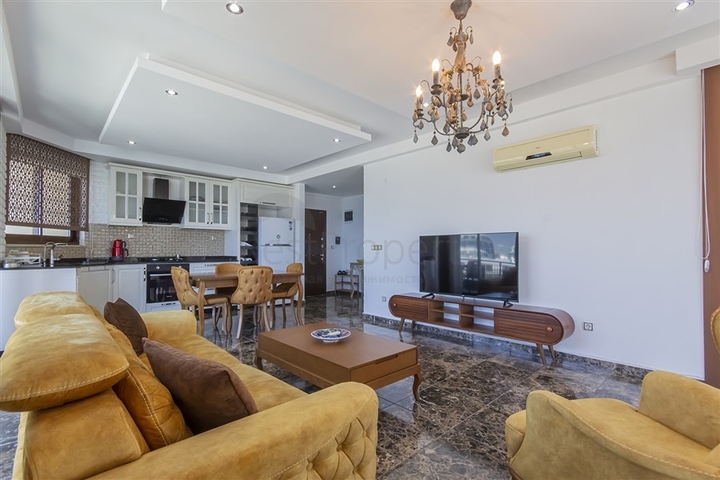 Furnished 2+1 Apartment in Kargicak, Alanya — 110 m², 350 m to Sea