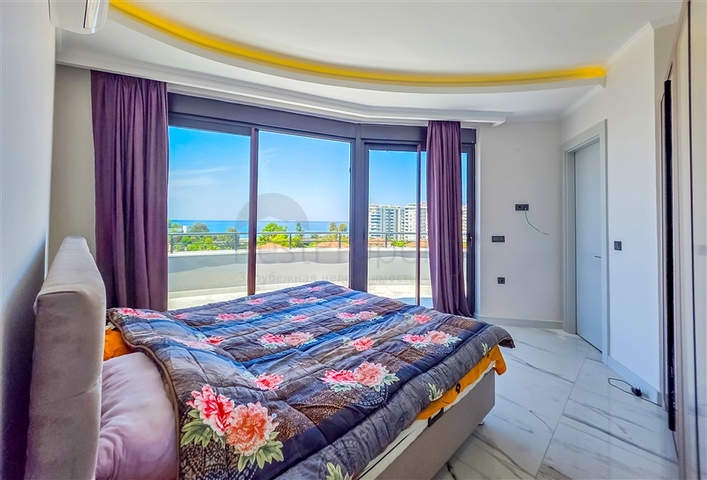 Luxury 2+1 penthouse with sea view — rent for a comfortable life by the sea