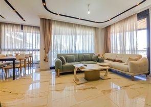 Luxury 2+1 penthouse with sea view — rent for a comfortable life by the sea