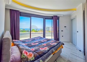 Luxury 2+1 penthouse with sea view — rent for a comfortable life by the sea