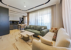 Luxury 2+1 penthouse with sea view — rent for a comfortable life by the sea