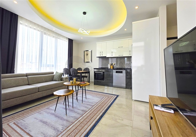 Cozy 1+1 Apartment for Rent in Oba, Alanya – 500m from the Beach