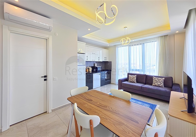 Modern 1+1 apartment for rent in Oba — comfort area near the sea