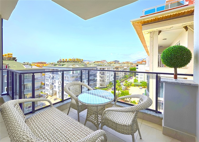 Modern 1+1 apartment for rent in Oba — comfort area near the sea