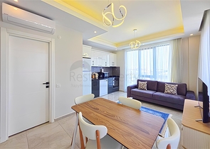 Modern 1+1 apartment for rent in Oba — comfort area near the sea