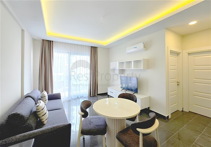 Modern 1+1 apartment for rent — comfort and infrastructure in the center of Mahmutlar