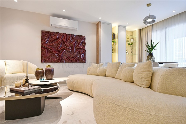 Spacious furnished 2+1 apartment near the sea is an ideal option for living and relaxing