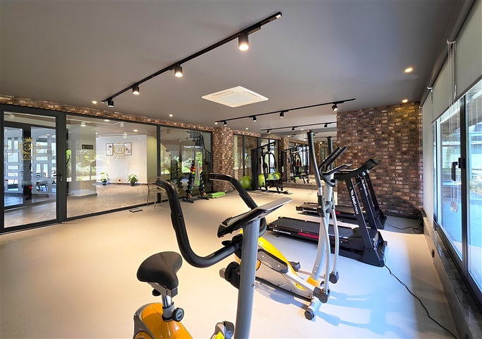 1+1 Apartment in Cleopatra Area, 400 m from the Beach — New Complex