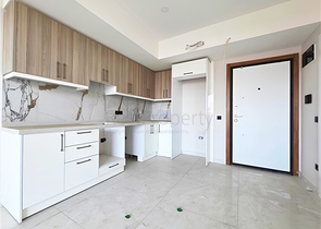 1+1 Apartment in Cleopatra Area, 400 m from the Beach — New Complex