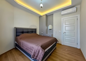 Rent a cozy 1+1 apartment with rich infrastructure in the heart of Mahmutlar