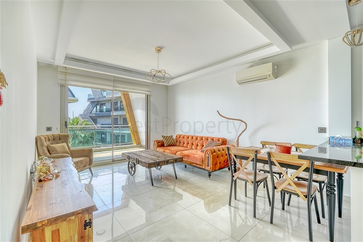 Apartment with sea view in a residential complex with premium infrastructure