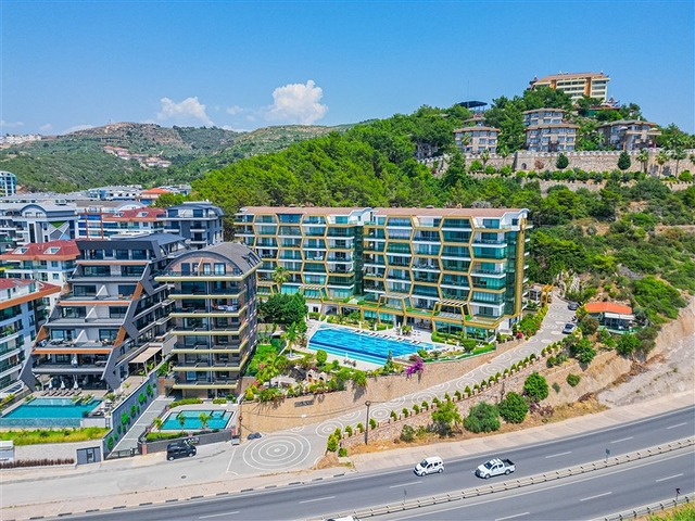 Apartment with sea view in a residential complex with premium infrastructure