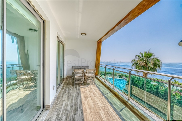Apartment with sea view in a residential complex with premium infrastructure