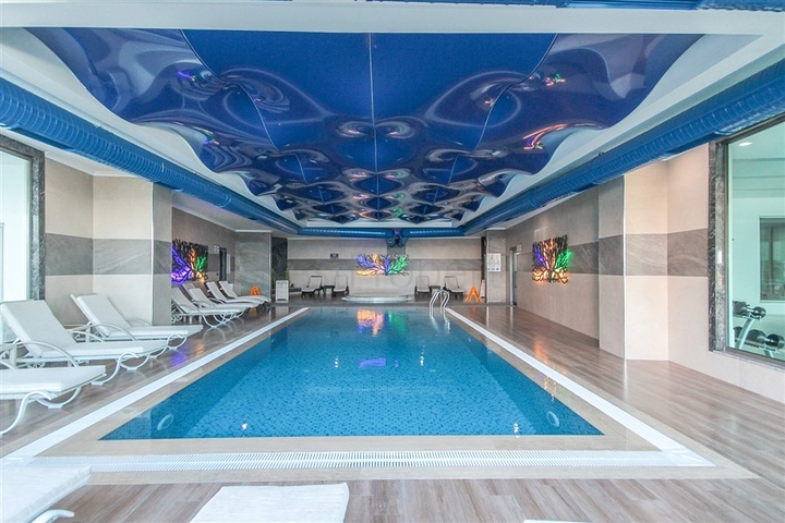 Apartment with sea view in a residential complex with premium infrastructure