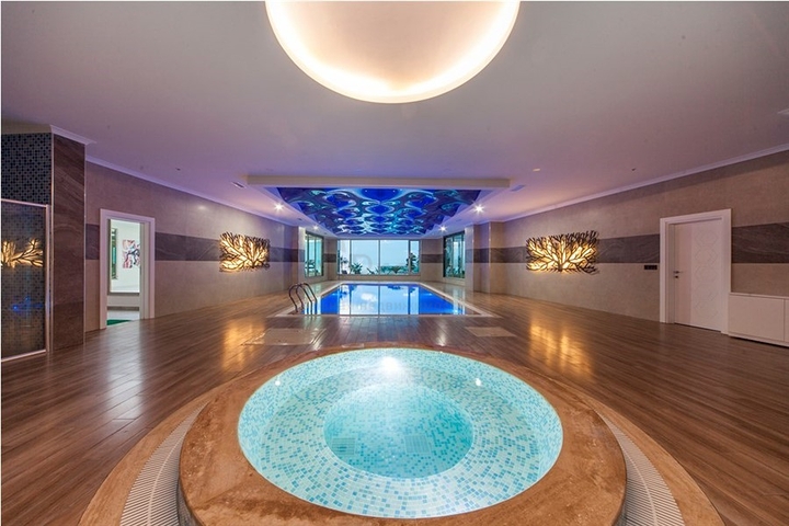 Apartment with sea view in a residential complex with premium infrastructure