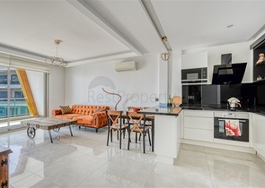 Apartment with sea view in a residential complex with premium infrastructure