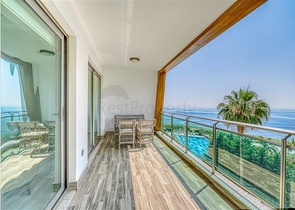 Apartment with sea view in a residential complex with premium infrastructure