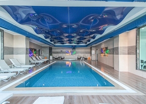 Apartment with sea view in a residential complex with premium infrastructure