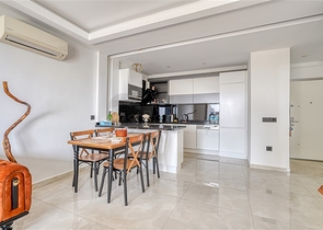 Apartment with sea view in a residential complex with premium infrastructure