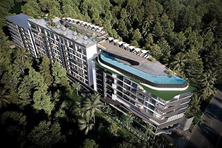 The complex is located a few minutes from Phuket's favorite south beach.