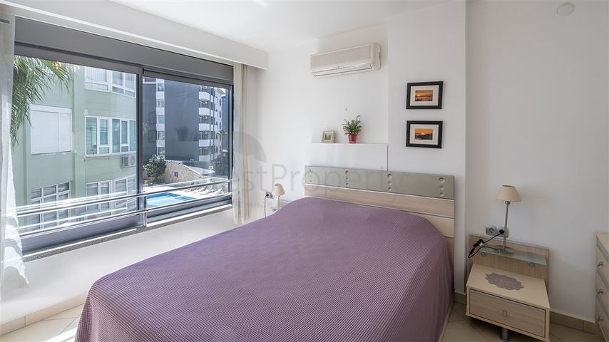 Furnished 2+1 Apartment in Oba, Alanya — 50 m to the Beach