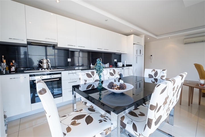 Furnished 2+1 Apartment in Cikcilli, Alanya — 120 m², Rich Facilities