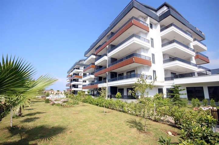 Furnished 1+1 Apartment in Oba, Alanya — 88 m² in Modern Complex