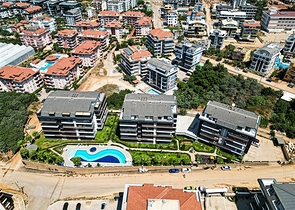 Furnished 1+1 Apartment in Oba, Alanya — 88 m² in Modern Complex