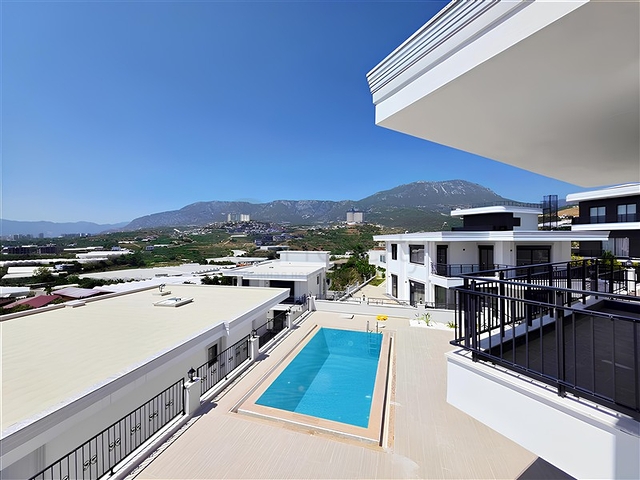 Luxury 4+1 villa with private pool and sea view in Kargicak