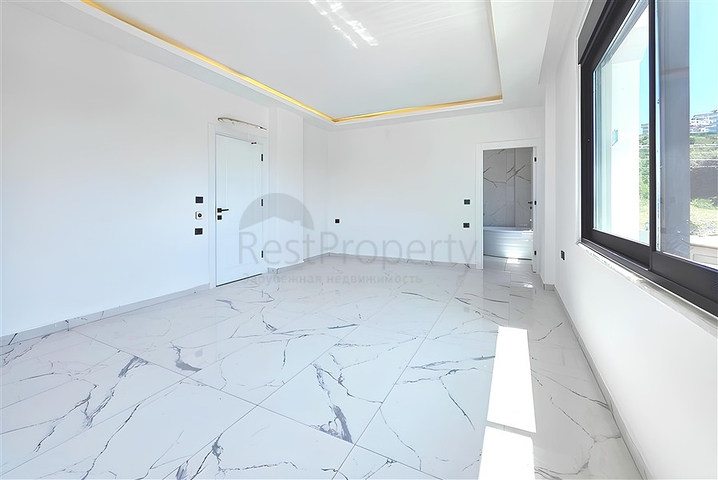 Luxury 4+1 villa with private pool and sea view in Kargicak