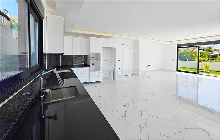 Luxury 4+1 villa with private pool and sea view in Kargicak