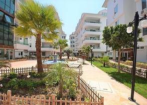 Cozy furnished apartment near the sea in the green area of Kestel