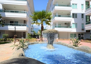 Cozy furnished apartment near the sea in the green area of Kestel