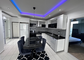 Cozy furnished apartment near the sea in the green area of Kestel