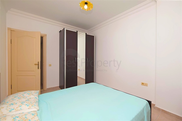 Furnished 2+1 Apartment in Cleopatra, Alanya — 700 m to the Beach