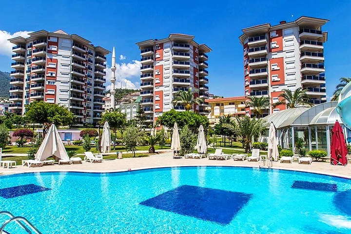 1+1 Sea-View Apartment in Cikcilli, Alanya — Fully Furnished