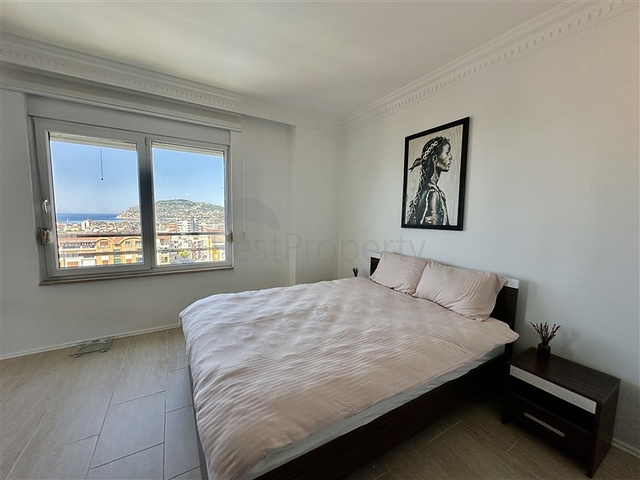 1+1 Sea-View Apartment in Cikcilli, Alanya — Fully Furnished